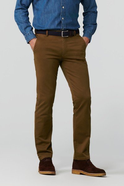 MEYER ROMA FARBECHT CHINO camel 9-316-43 - SOFT