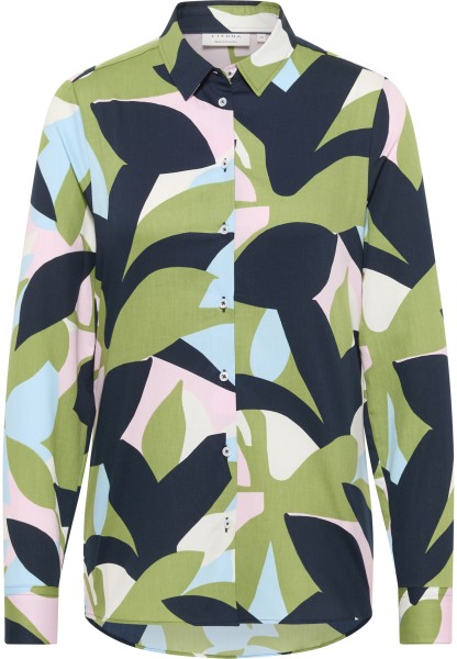ETERNA REGULAR FIT Langarm Bluse bunt floral print 7037-40-D935