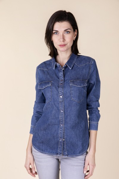 BLUE FIRE SUMA Bluse light blue 3302.2228