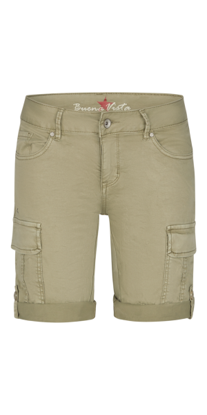BUENA VISTA CARGO SHORT aloe 2504 B5710 4003.7143 - Stretch Twill