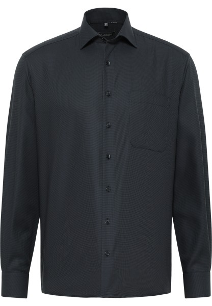 ETERNA COMFORT FIT Langarm Hemd anthrazit twill 3116-38-E169