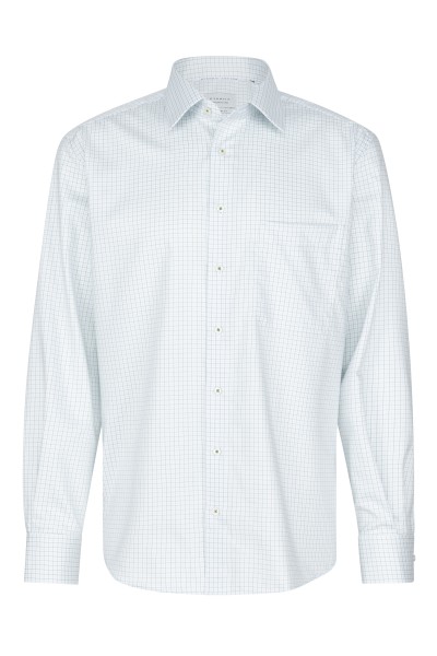 ETERNA COMFORT FIT Langarm Hemd grün kariert 1277-46-E181 - Dynamic Cotton