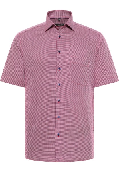 ETERNA MODERN FIT Kurzarm Hemd chianti panama 8038-56-C19P