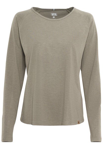 CAMEL ACTIVE LANGARMSHIRT Sweatshirt light khaki 309302 9T69.31