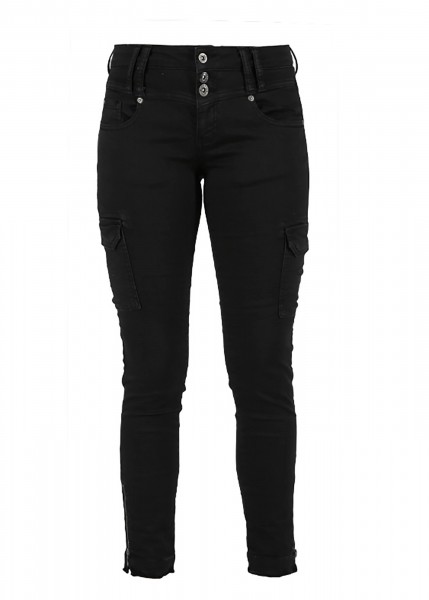 MOD JEANS MEGAN CARGO black AU21-2060.11
