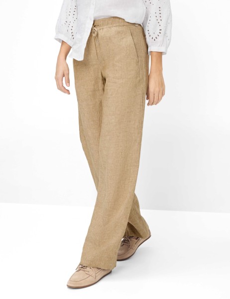 BRAX FARINA almond 9885020 09-2202-54 - WIDE LEG