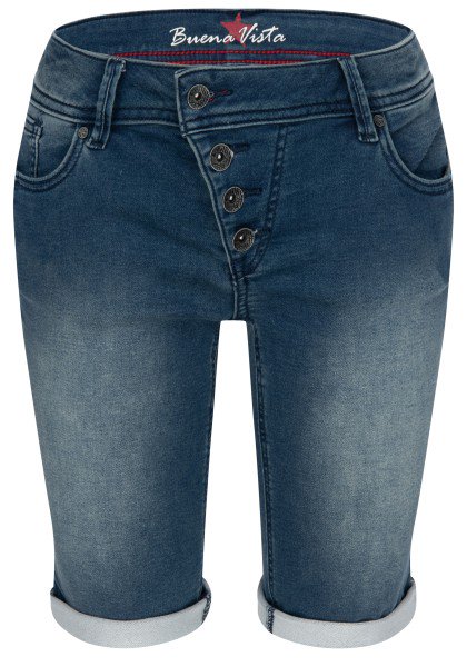 BUENA VISTA MALIBU SHORT dark stone 2103 N5025 SD103.2890 - Sweat Denim