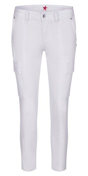 BUENA VISTA CARGO 7/8 white 2504 B5648 4141.032 - Stretch Twill