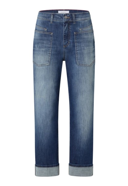 ANGELS LIBERTA TU mid blue used destroyed 350 3809.3388 - WEST COAST DENIM