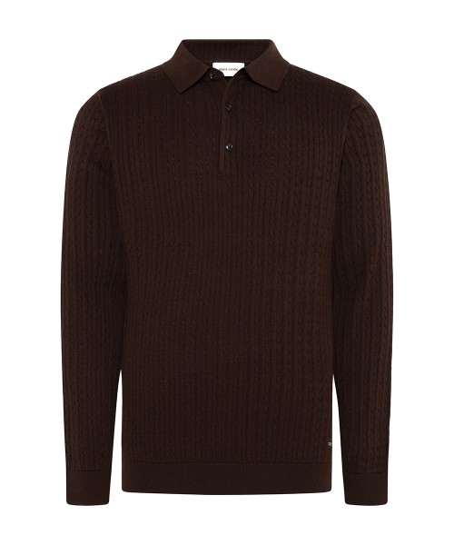 PIERRE CARDIN Strickpolo Pullover mole 52174 5163.8320
