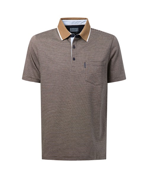 PIERRE CARDIN POLOSHIRT MERCERIZED otter 22134 2168.8111