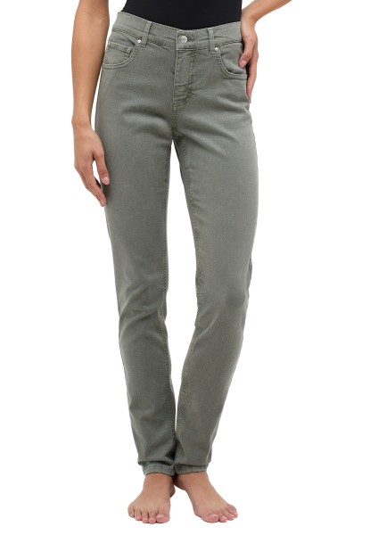 ANGELS JEANS SKINNY past olive used 188 1200.5285 - COLORED DENIM