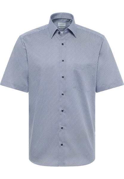 ETERNA MODERN FIT Kurzarm Hemd twill blau 4220-14-C181