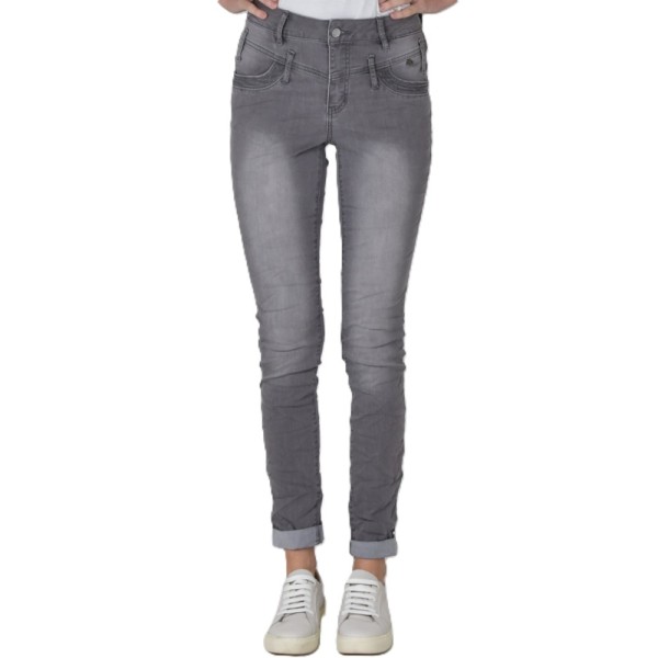 BUENA VISTA FLORIDA light grey 888 B5737 694.4580 - Stretch Denim