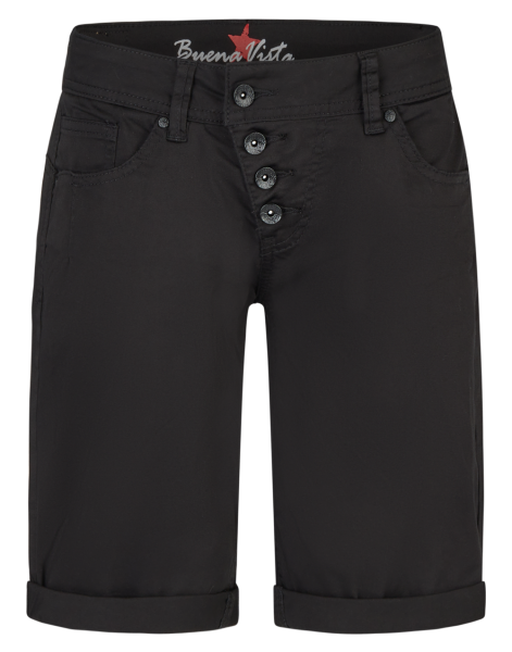 BUENA VISTA MALIBU SHORT black 888 B5025 4221.14 - Stretch Twill