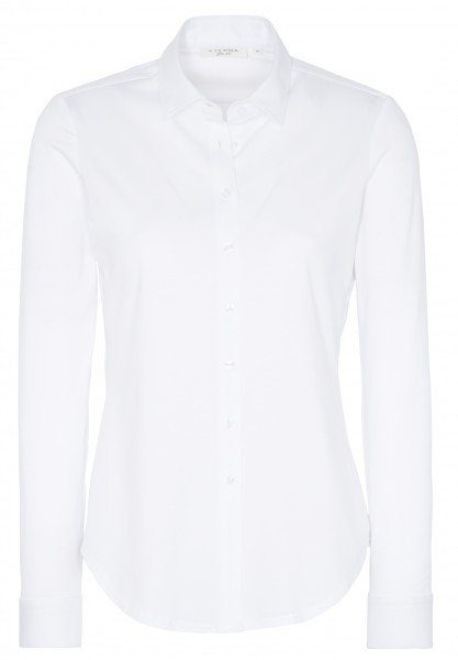 ETERNA SLIM FIT Langarm Bluse weiß 5213 DY16.00