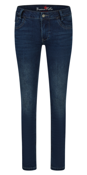 BUENA VISTA KIM-ZIP CROPPED denim wash BV B5965 369.7274 - Stretch Denim