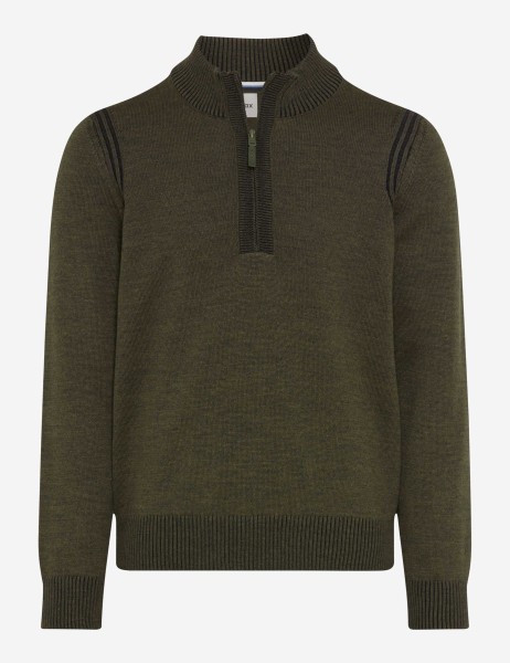 BRAX STEFFEN Langarm Pullover deep jungle 70130300 21-2067-30