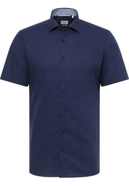 ETERNA SLIM FIT Kurzarm Hemd marine popeline 1304-19-G140 - ORIGINAL SHIRT