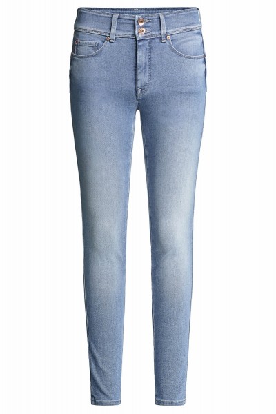 SALSA JEANS SECRET PUSH IN SKINNY CAPRI light blue used 124727.8502