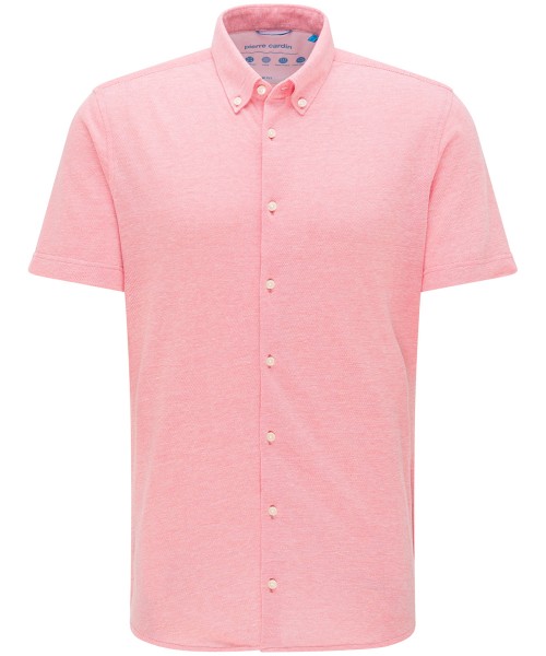 PIERRE CARDIN SLIM FIT Hemd Kurzarm soft red 3621 27460.9077 - FUTUREFLEX