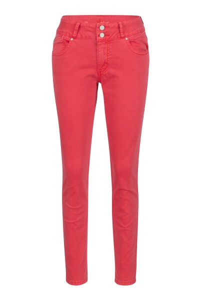 BUENA VISTA TUMMYLESS fearless red 2512 B5664 4141.4505 - Stretch Twill