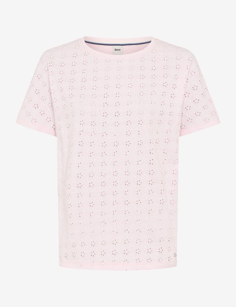 BRAX CAELEN.S Kurzarm T-Shirt dusty rose 90663400 90-0018-87