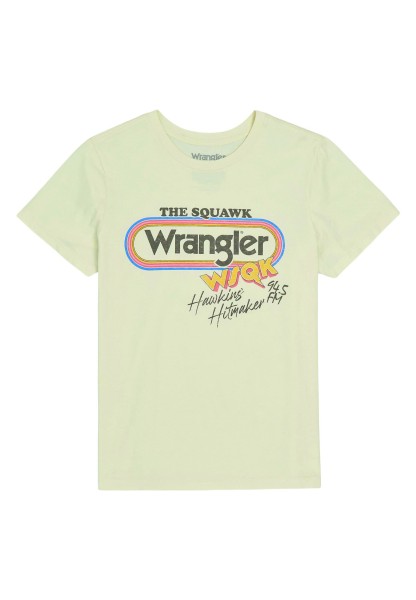 WRANGLER Kurzarm T-Shirt wskq tee marshmallow 112378559 - STRANGER THINGS