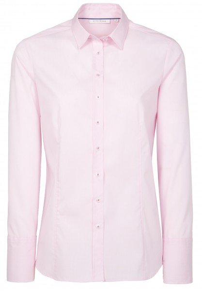 ETERNA MODERN CLASSIC Langarm Bluse rosa-weiß gestreift 6151 D624.51