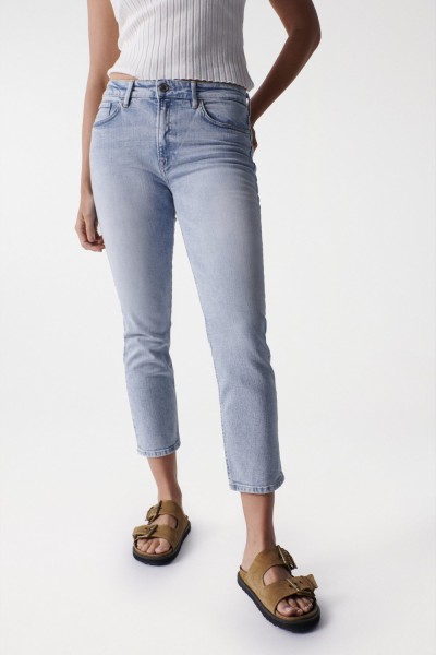 SALSA JEANS TRUE CROPPED SLIM light washed blue 126044.8501
