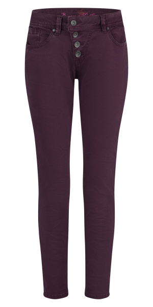 BUENA VISTA MALIBU CROPPED dark berry 2410 B5826 4141.1347 - Stretch Twill