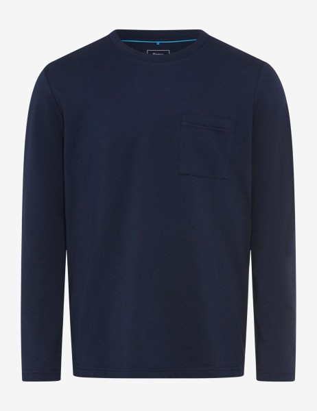BRAX TIMON BT Longsleeve Rundhals universe 70819300 27-4648-24 - WARM TEC