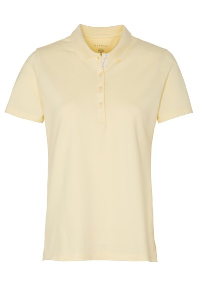 Poloshirts ETERNA Eterna CLASSIC | pique 5535-72-H530 Jeans-Manufaktur gelb | Damen Poloshirt Bekleidung | FIT |