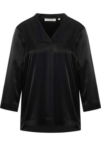 ETERNA LOOSE FIT 3/4-Arm Bluse schwarz viscose 5270-39-R307
