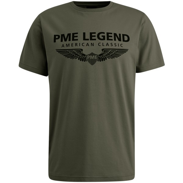 PME LEGEND SHORT SLEEVE Rundhals T-Shirt logo beluga PTSS0000588-8039