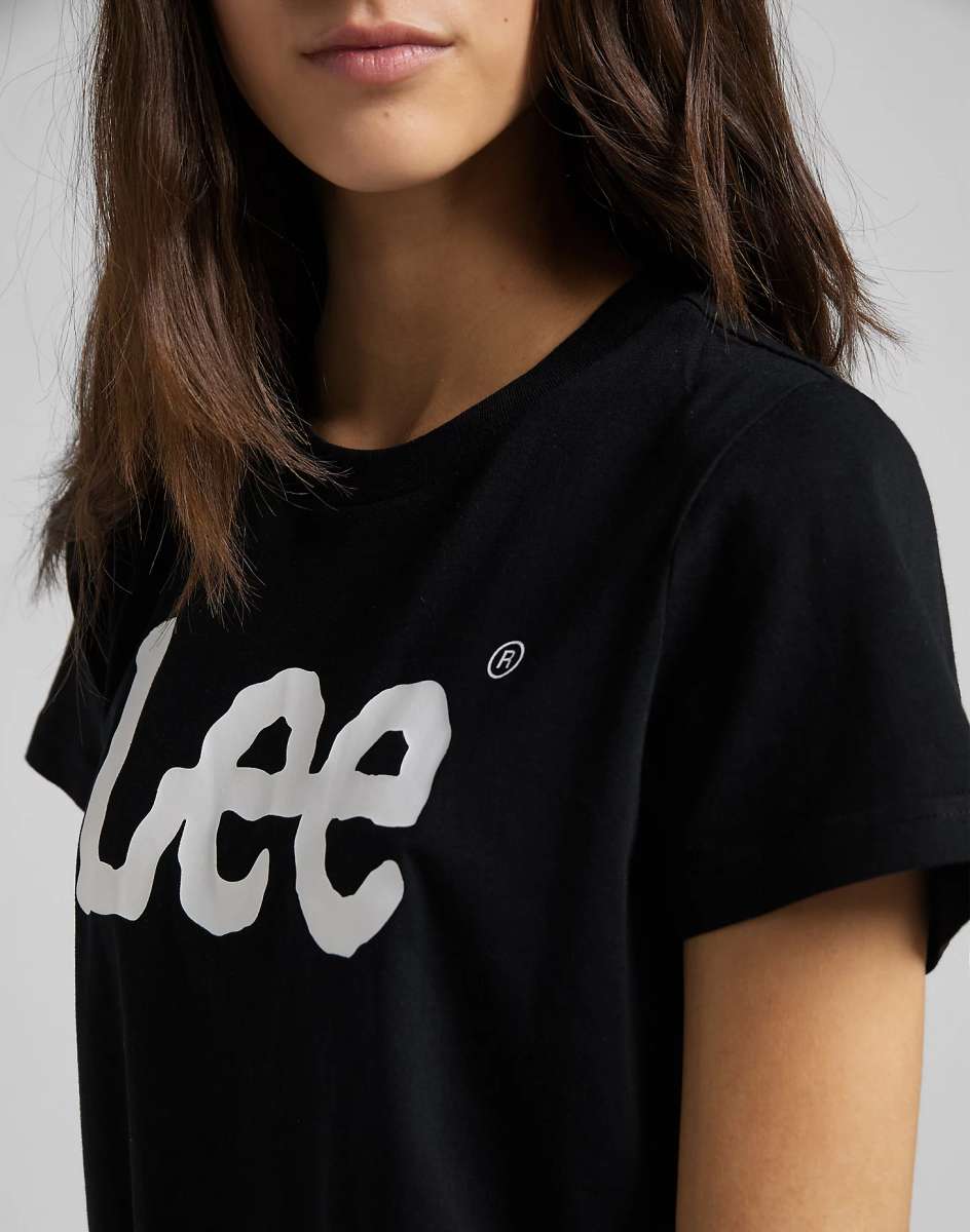 LEE LOGO TEE Kurzarm T-Shirt black L42UER01 112109467 | Lee | T 