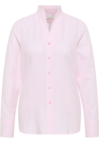 ETERNA REGULAR FIT Langarm Bluse rosa strukturiert 7001-51-D266