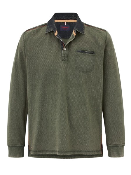 PADDOCKS LONGSLEEVE POLO rosin 38116 6344.1905