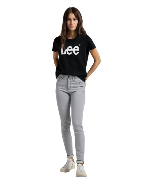LEE LOGO TEE Kurzarm T-Shirt black L42UER01 112109467