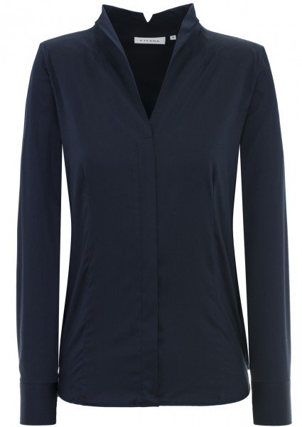 ETERNA MODERN CLASSIC Langarm Bluse marine 5352 D619.19