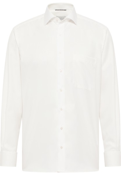 ETERNA COMFORT FIT Langarm Hemd perlweiss offwhite twill 8817-21-E19K - COVER SHIRT