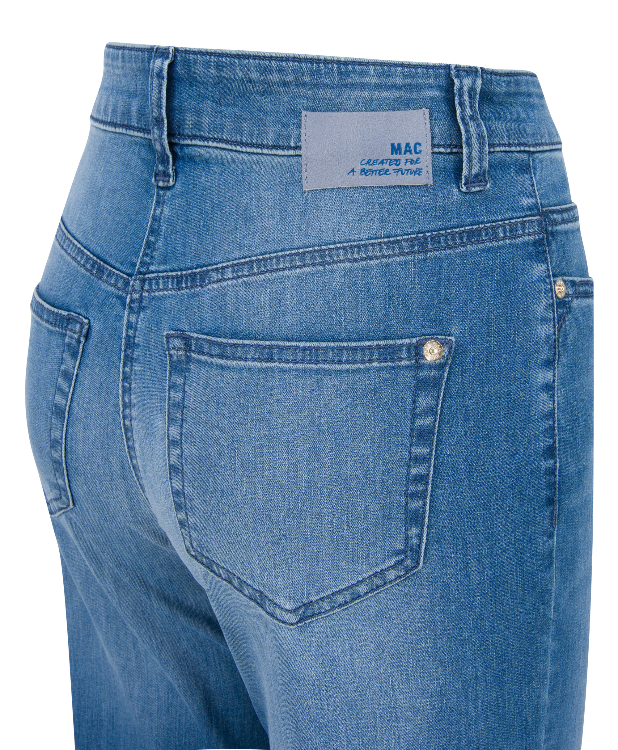 MAC STELLA mid blue wash Damen Stretch Jeans 5100-90-0392 D452 