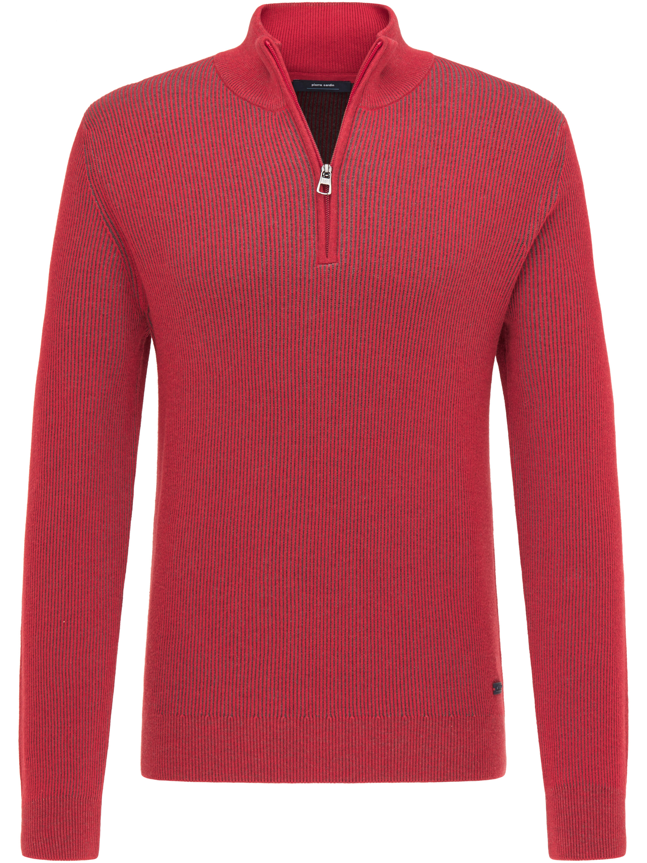 PIERRE CARDIN Strickpullover Stehkragen scarlet 55322