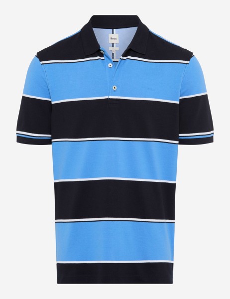 BRAX PETE CB Poloshirt gestreift navy 70435800 70-0003-23 - HI-FLEX