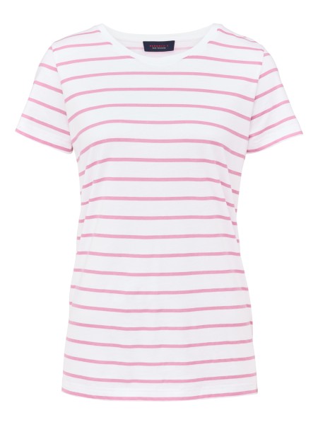 PADDOCKS T-SHIRT Kurzarm Rundhals Shirt lilac gestreift 36022 7501.2200