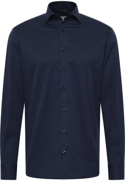 ETERNA MODERN FIT COVER SHIRT Langarm Hemd marine twill 8817-19-X18K