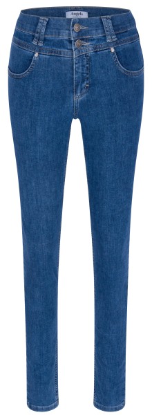 ANGELS JEANS STRETCH SKINNY BUTTON mid blue 346 1203.33