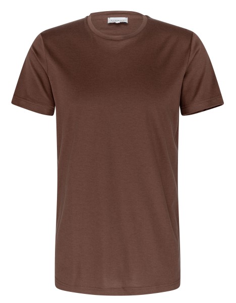 1863 by ETERNA Kurzarm T-Shirt dunkelbraun 887-28-TINO - SOFT