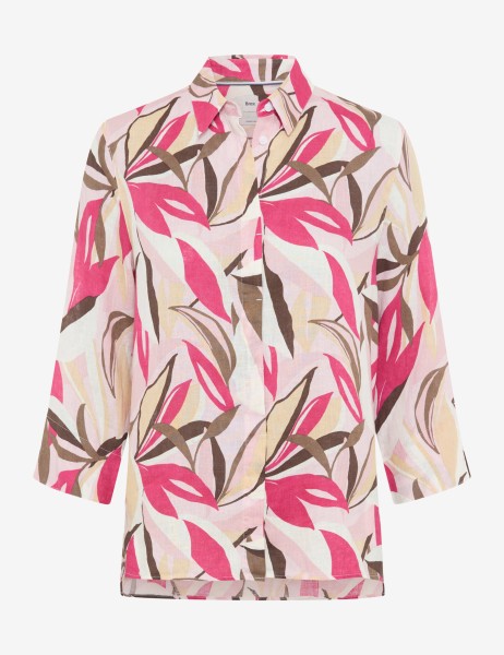 BRAX VICKI 3/4 Bluse raspberry sorbet floral gemustert 94121400 94-0026-85