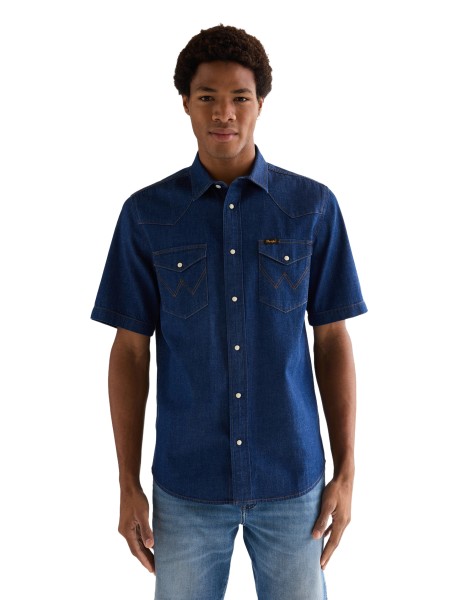 WRANGLER SS WESTERN SHIRT Kurzarm Jeanshemd caroline creek 112378127